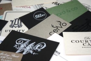 Business cards make an impression