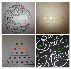 Christmas letterpress